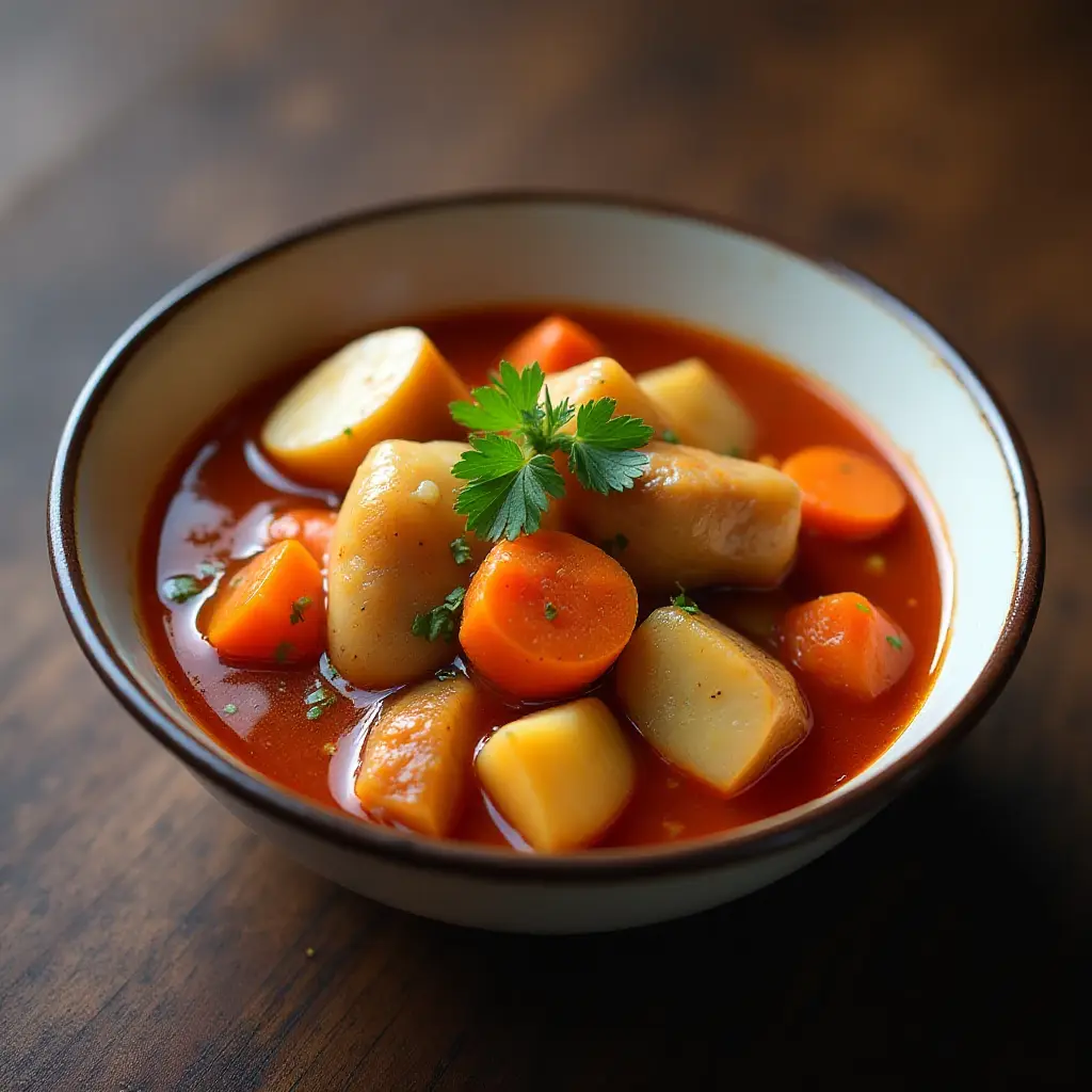 Korean Spicy Chicken and Potato (Tak Toritang)