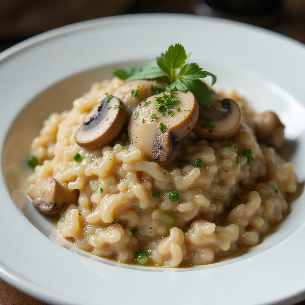 Creamy Wild Mushroom Risotto