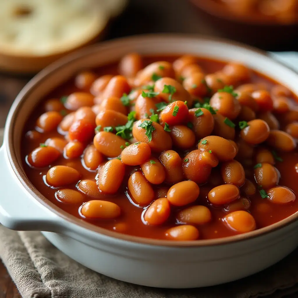 Hot Honey Baked Beans