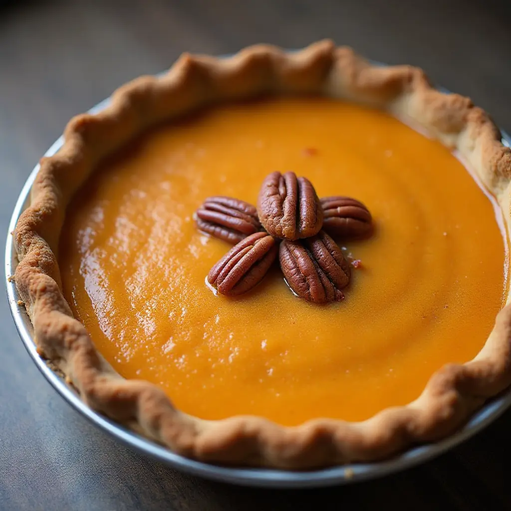 Paleo Persimmon Pie