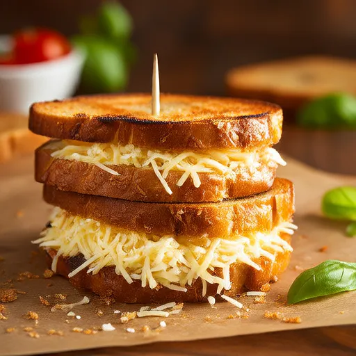 Sandwich Keju Pimento Panggang dengan Penggoreng Udara