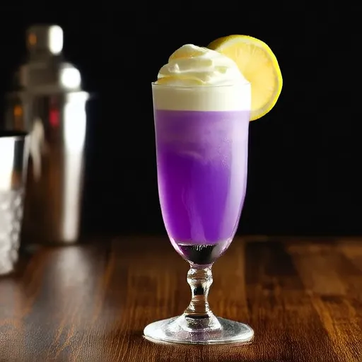 Violet Gin Fizz