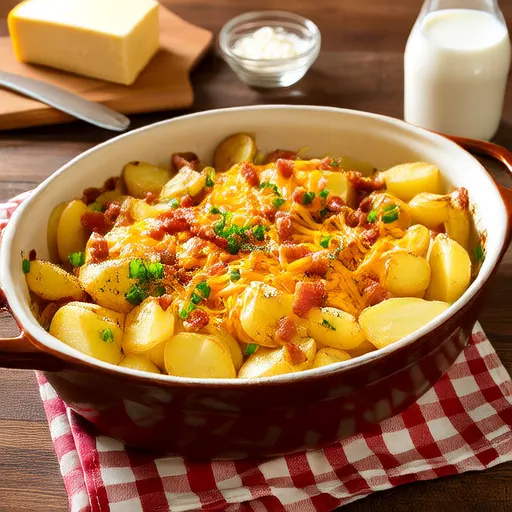 Casseruola di Patate al Forno Doppiamente