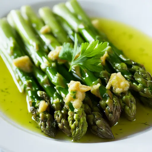 Măng tây với nước sốt Gremolata