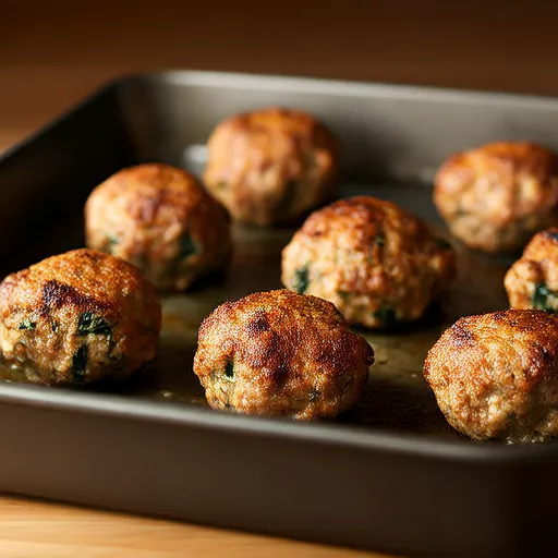 Bola Daging Kalkun Panggang
