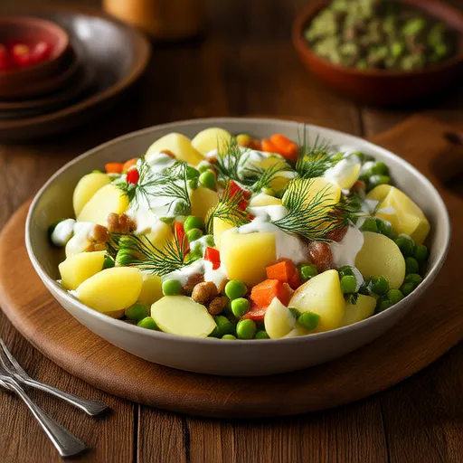 Salada Russa Autêntica 'Olivye'