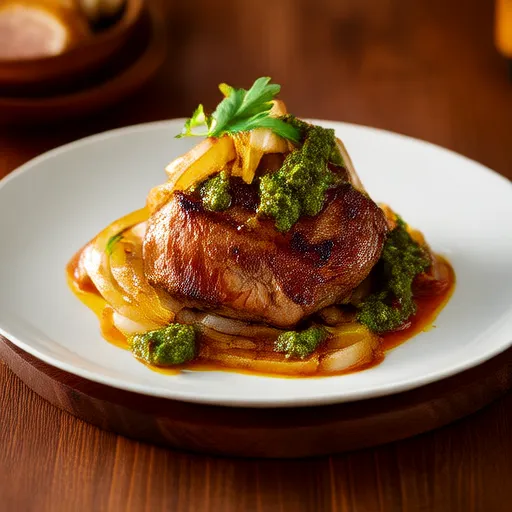 Pork Chops with Hatch Green Chili Sauce