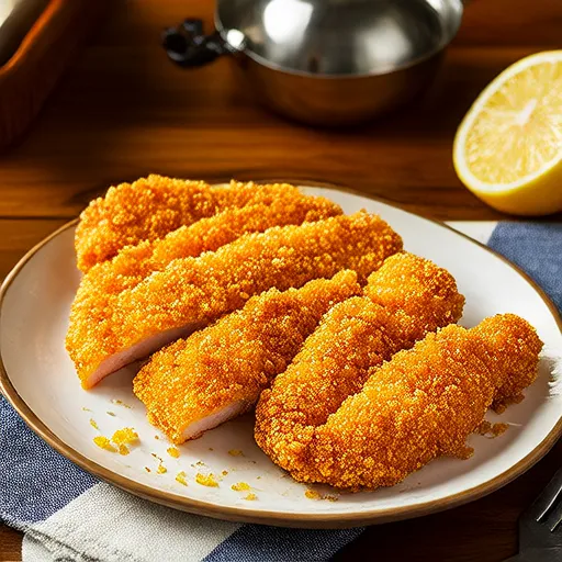 Удивительно вкусный и хрустящий шницель из курицы