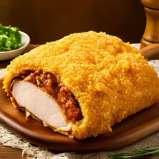 Petti di Pollo Semplici con Maionese, Parmigiano e Pangrattato