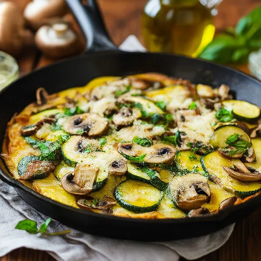 Poêlée facile de courgettes et champignons