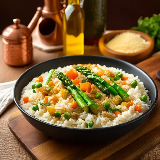 Brown Rice and Vegetable Risotto