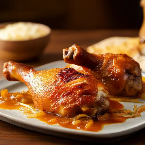Pollo al forno alle albicocche