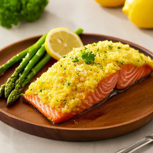 Lemon Panko-Crusted Salmon