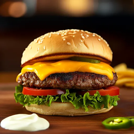 Tex-Mex Burger with Cajun Mayo