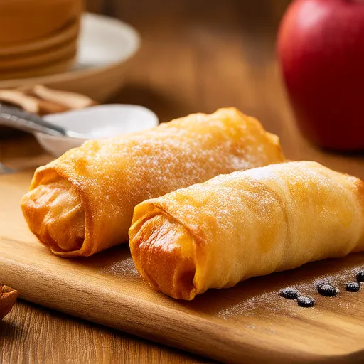 Air Fryer Apple Pie Egg Rolls