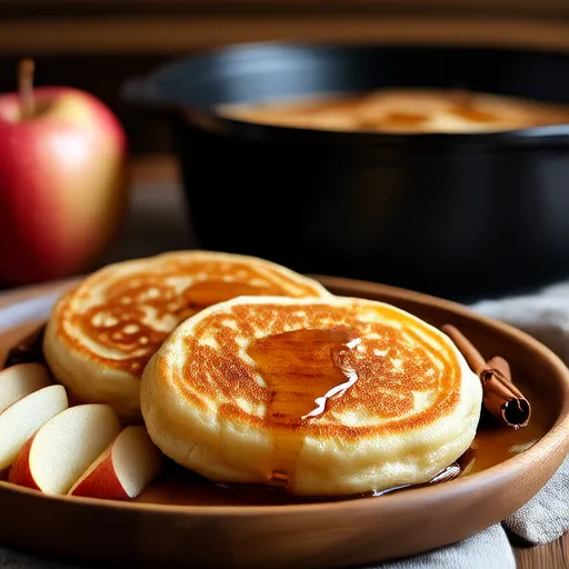 Elma Soslu Pancakes