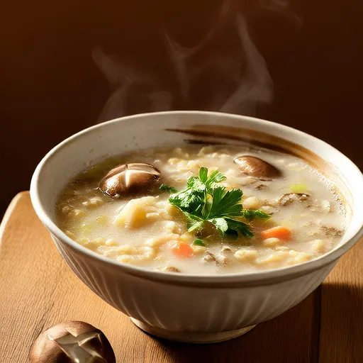 Easy Mushroom Barley Soup