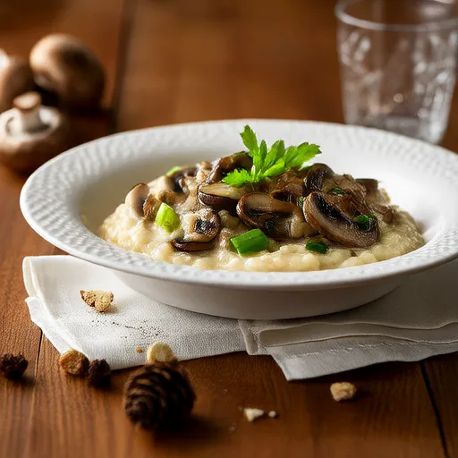 Risotto Asparagus Jamur