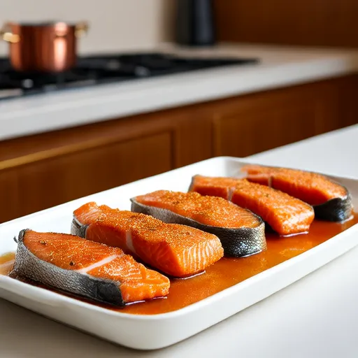 Salmone al Maple Mustard