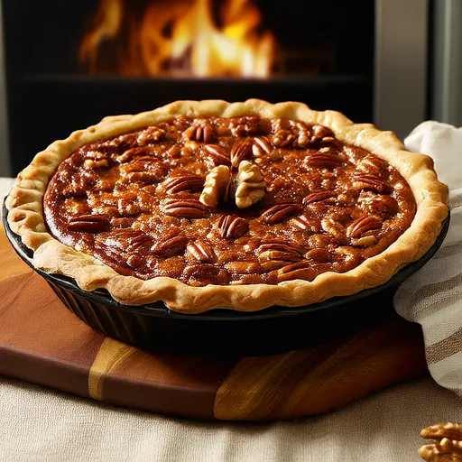 Tarta de Nueces Pecanas sin Jarabe de Maíz
