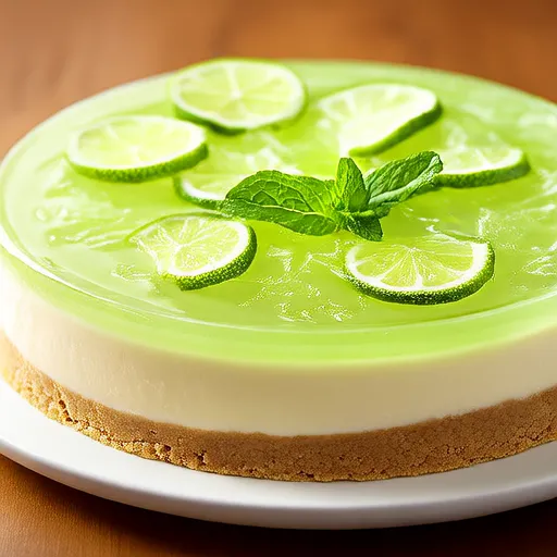 Tarte au citron vert sans cuisson
