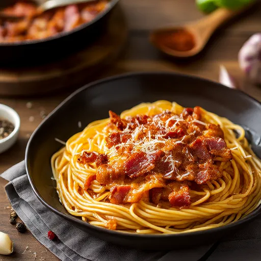 Carbonara Italiana com Bacon