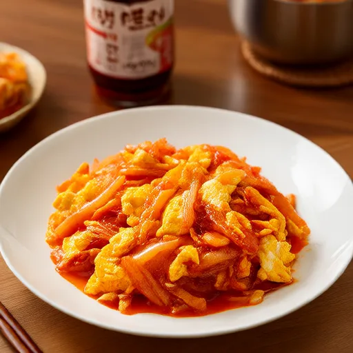 Kimchi e uova della mamma
