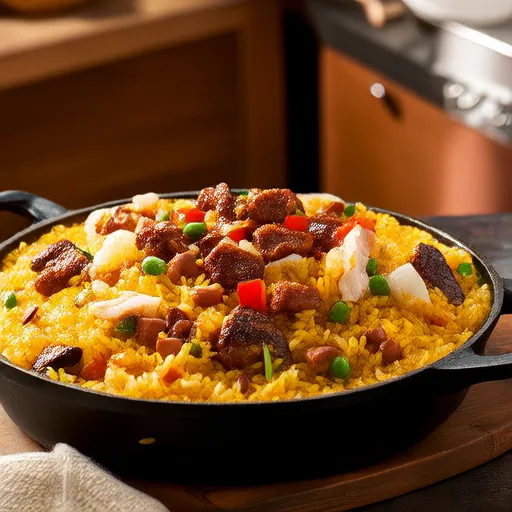 Mexican Paella with Cauliflower Rice