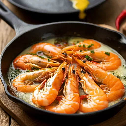 กุ้งกระเทียมง่ายๆ