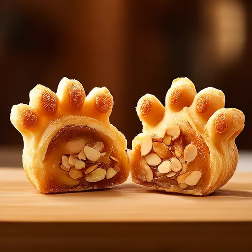 Garras de Urso de Massa Folhada