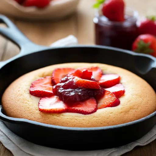 Pfannen-Erdbeer-Shortcake