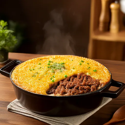 Caçarola de Carne Moída com Arroz Integral