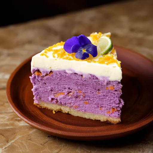 Bolo de Cenoura Roxa