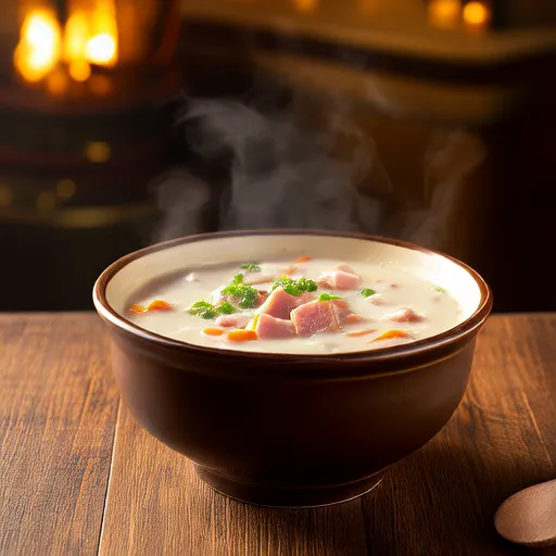 Dad's Lima Bean Soup with Ham Bone