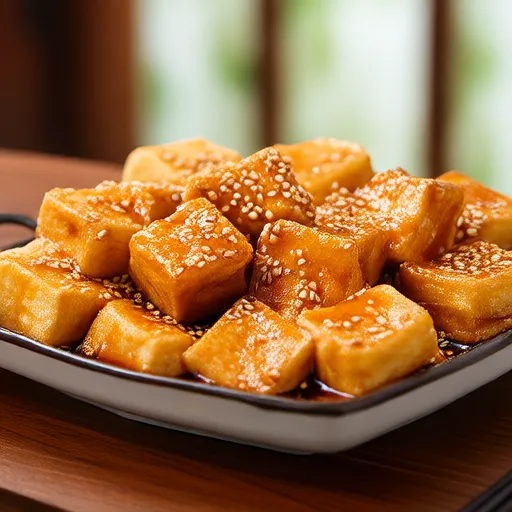 Bocados de Tofu Assado