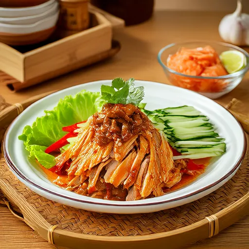 ผักกาดห่อไก่สไตล์ไทย จากร้าน The Cheesecake Factory