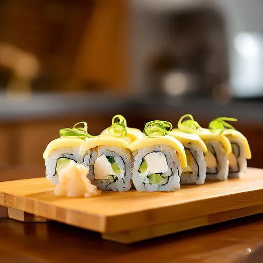 Rouleaux de Sushi au Fromage à la Crème et au Crabe