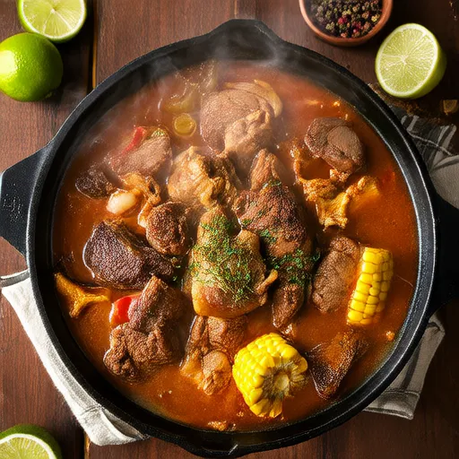 正宗多明尼加桑科喬（肉類和蔬菜燉菜）