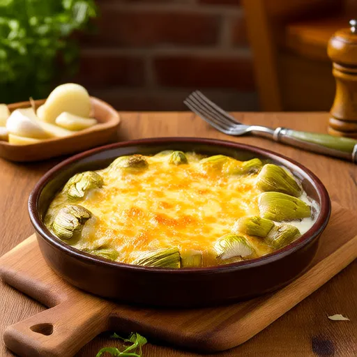 Dip Quente de Alcachofra e Queijo