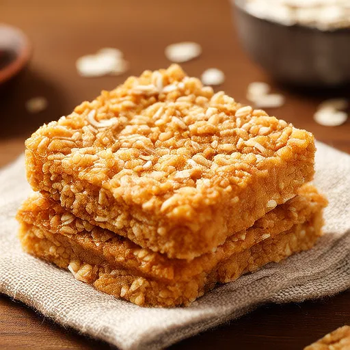 Chewy Oatmeal Coconut Bar Cookies