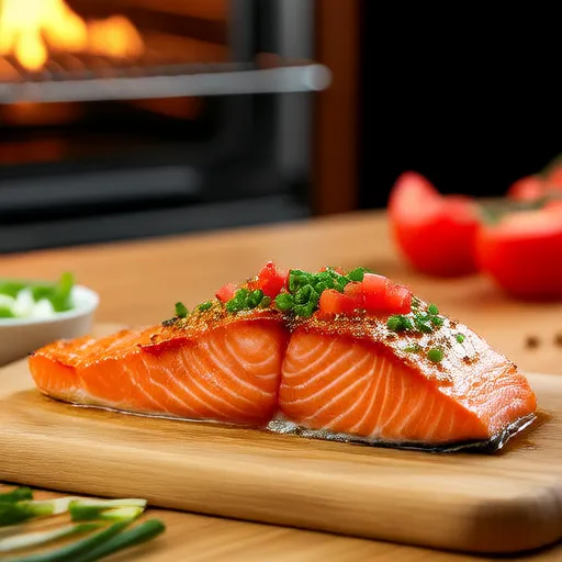 Món Cá Hồi Nướng Tuyệt Nhất