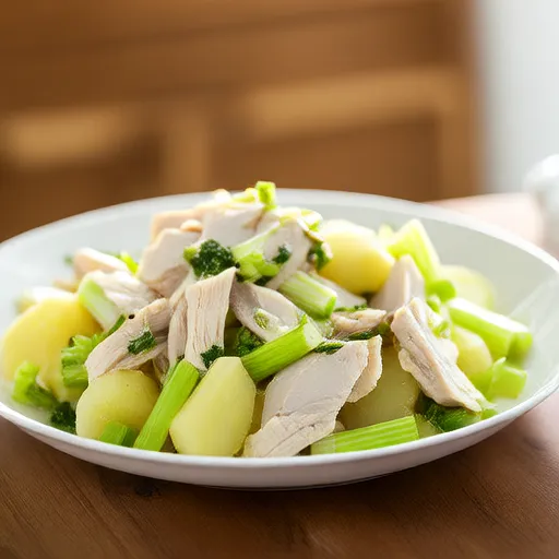 Salad Gà Tây và Khoai Tây