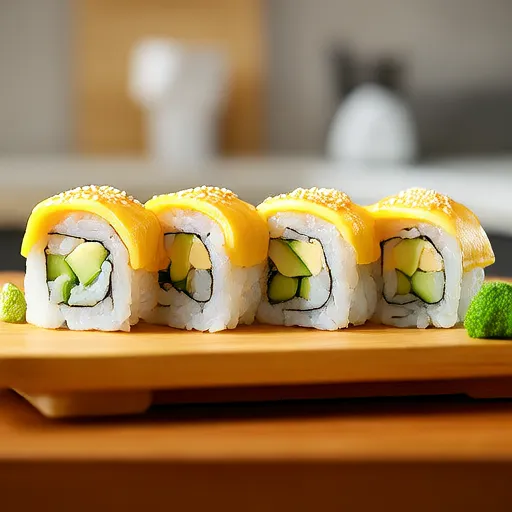 Sushi au concombre et à l'avocat