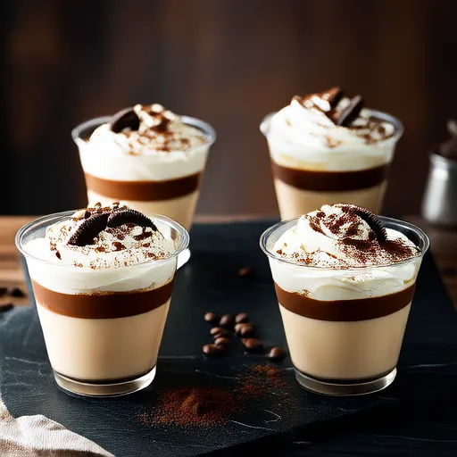 Tortinhas de Queijo Mousse de Espresso sem Assar