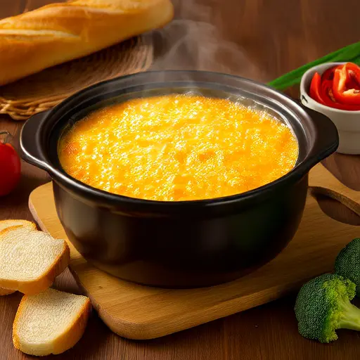 Three-Cheese Fondue