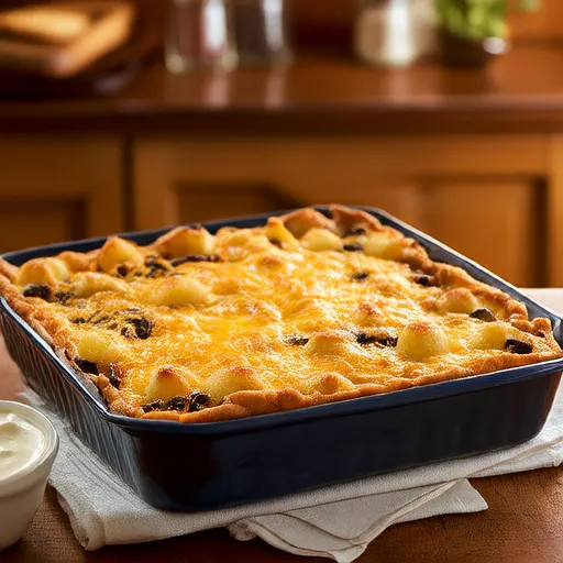 Запеканка с картофельными дольками