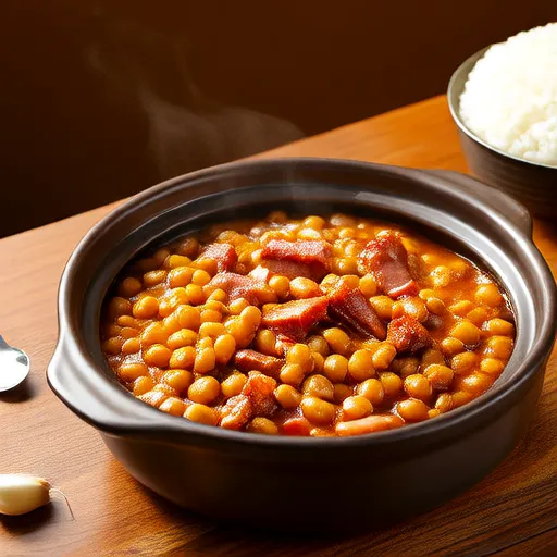 Simple Slow Cooker Pinto Beans and Ham