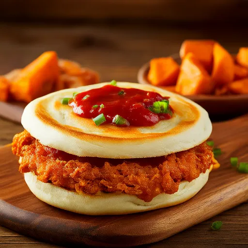 提前制作红薯香肠早餐卷饼