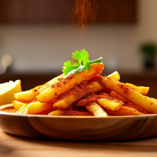 Sweet and Spicy Air Fried Sweet Potatoes