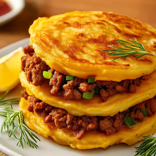 Galettes de pommes de terre au corned-beef
